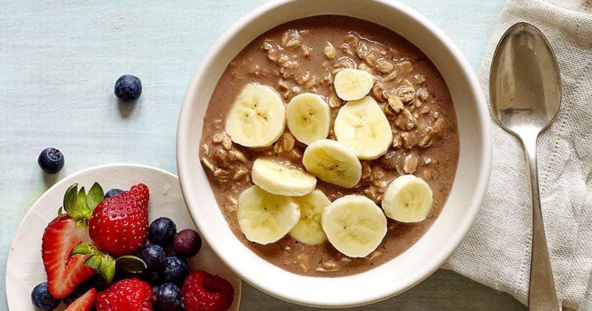Chocolate Peanut Butter–Banana Overnight Oats Recipe | Samsung Food App