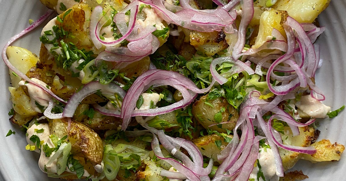 Crispy Smashed Potatoes Recipe | Samsung Food App