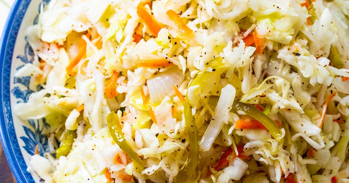Sweet Vinegar Coleslaw Recipe | Samsung Food App