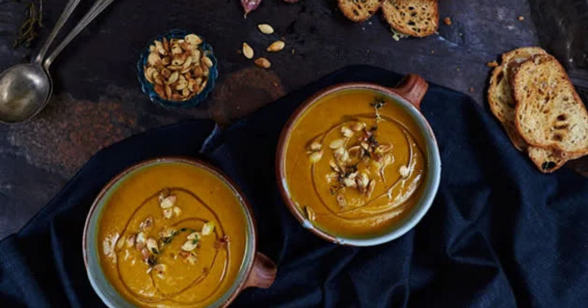 Jamie Oliver Roasted pumpkin Soup Recipe | Samsung Food App