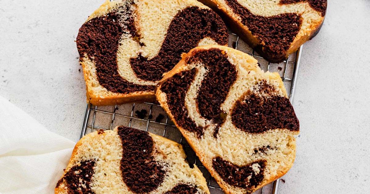 Vegan Marble Loaf Cake Recipe | Samsung Food App