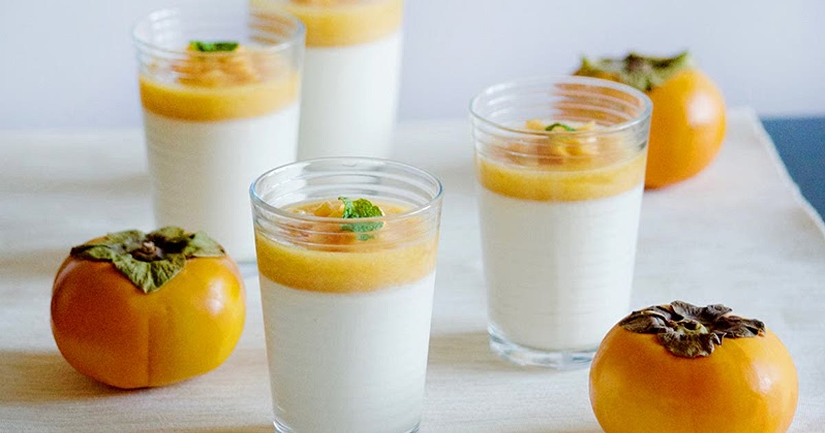 Persimmon Panna Cotta Recipe | Samsung Food App