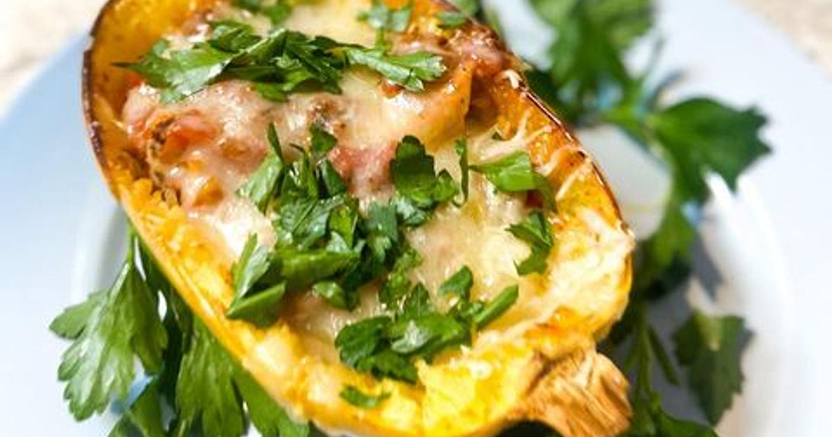Bolognese Stuffed Spaghetti Squash Recipe | Samsung Food App