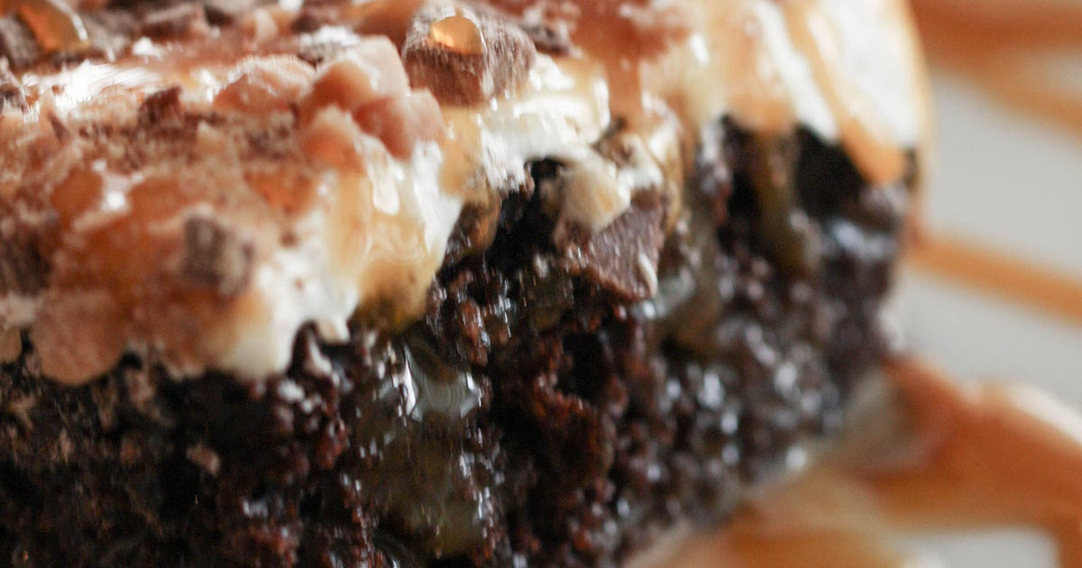 Chocolate Caramel Toffee Crunch Cake Recipe | Samsung Food App