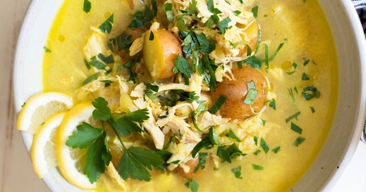 Instant Pot + Crockpot Sunshine Lemon Chicken Chowder