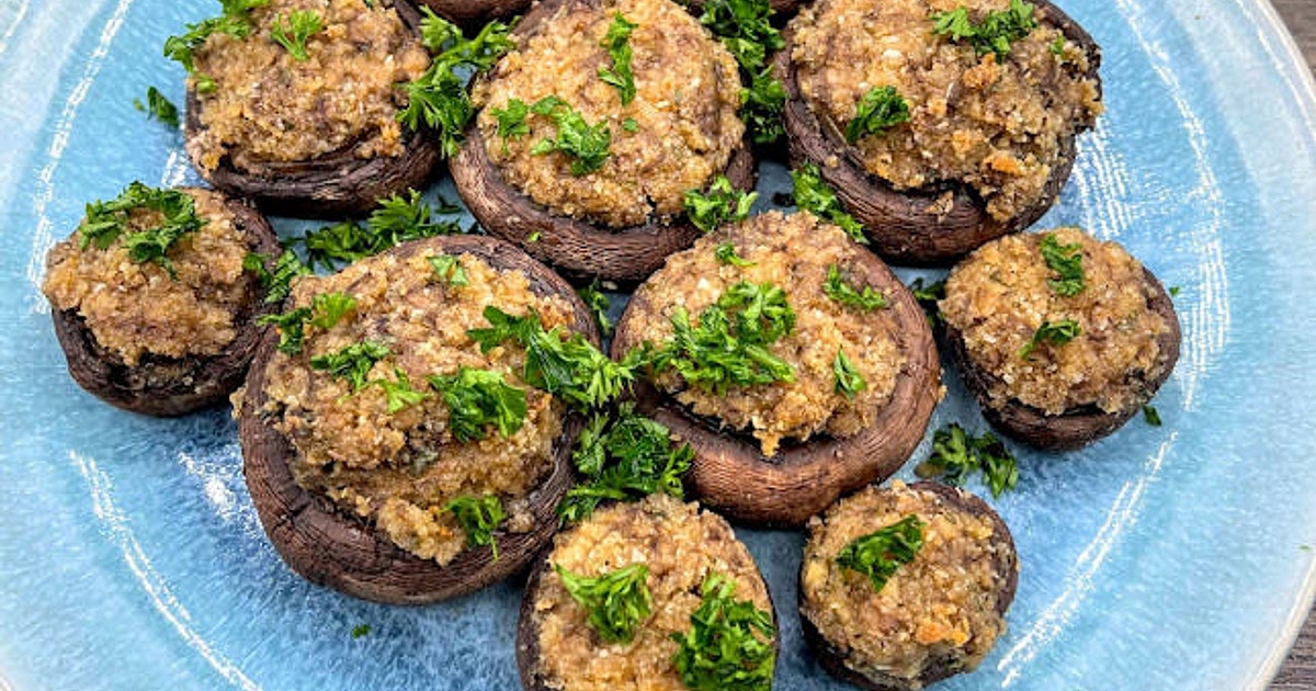 Stuffed Mushrooms Recipe | Samsung Food App