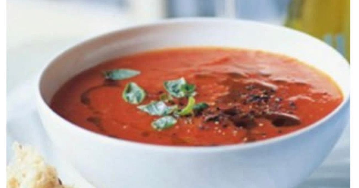 Roasted red pepper and tomato soup Recipe | Samsung Food App