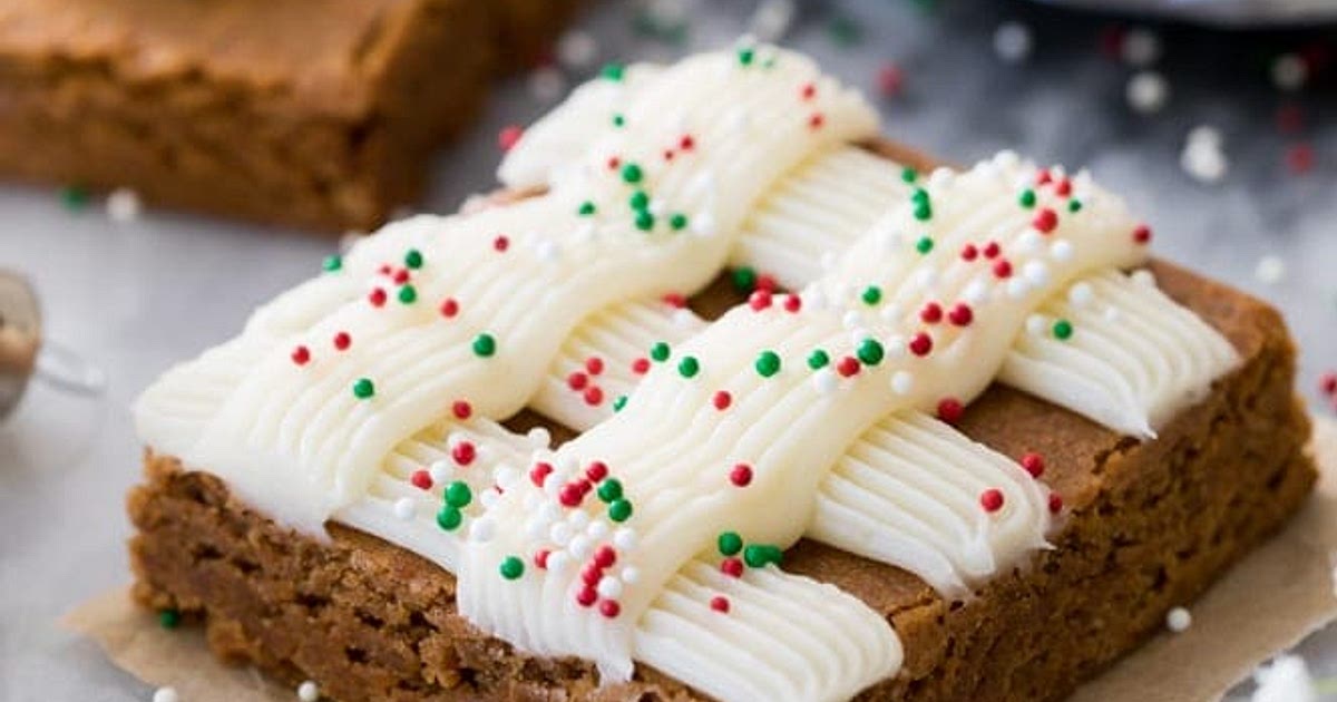 Gingerbread Cookie Bars Recipe | Samsung Food App