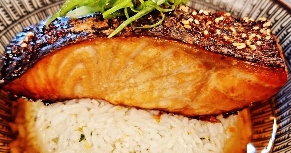 ochazuke with marinated miso salmon Recipe | Samsung Food App