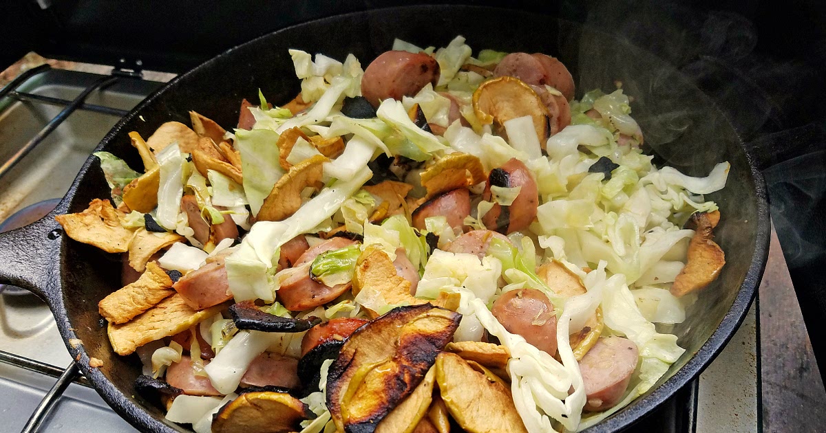 Camp Food: Chicken Apple Sausage Skillet Recipe | Samsung Food App