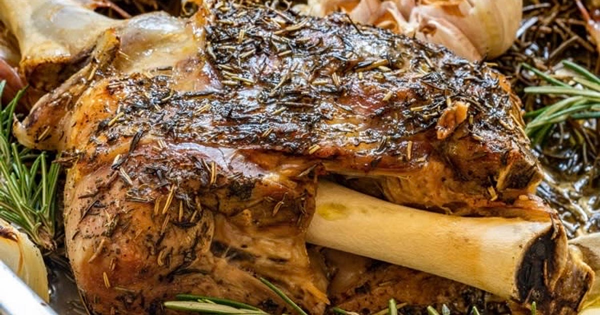 Slow roast leg of lamb Recipe | Samsung Food App