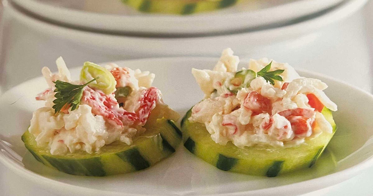 Crab Canapes Recipe | Samsung Food App