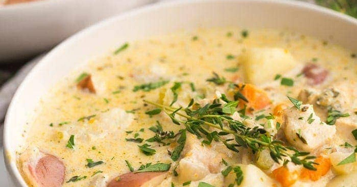 Healthy Chicken Pot Pie Soup (Paleo, Whole30) Recipe | Samsung Food App