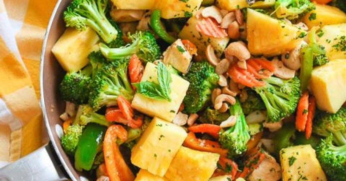 Pineapple Basil Thai Chicken Recipe | Samsung Food App