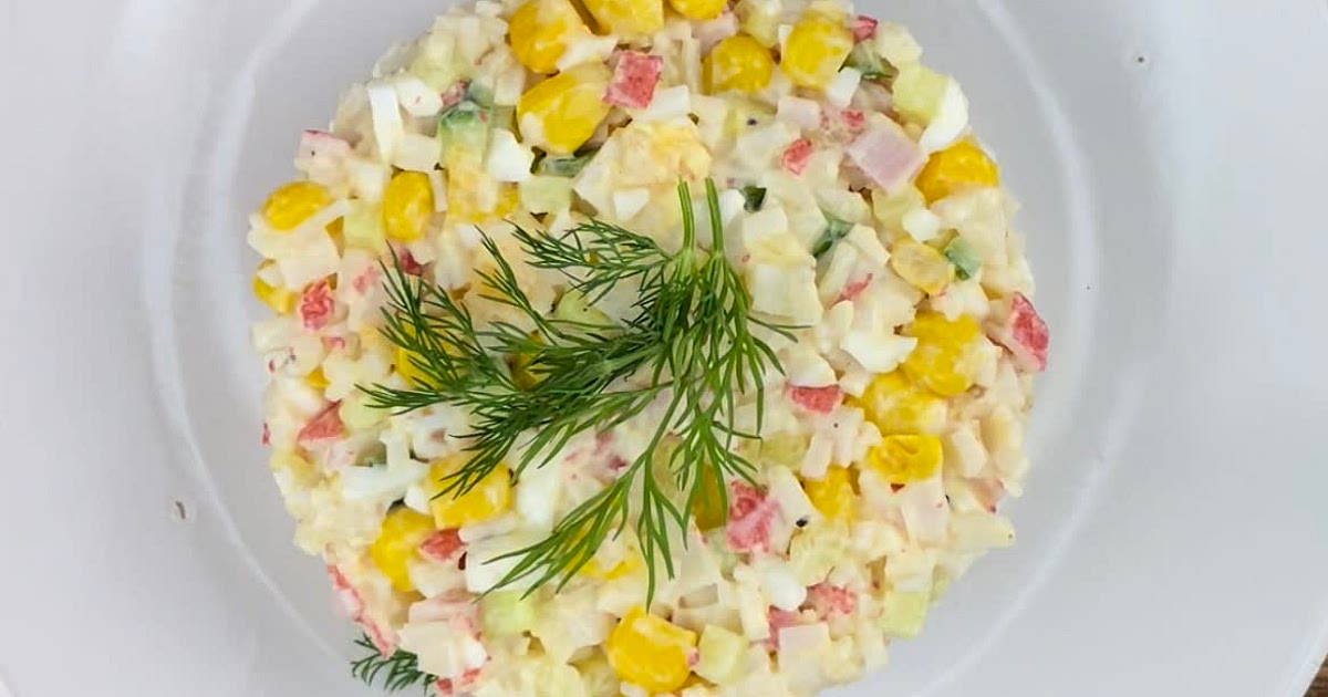 Crab stick salad Recipe | Samsung Food App