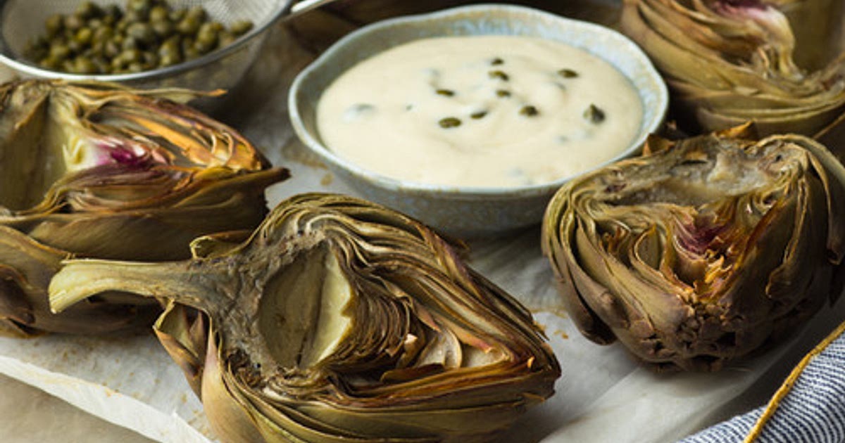 Artichokes en Papillote with Caper Aioli | cathyskitchen Recipe | Samsung Food App