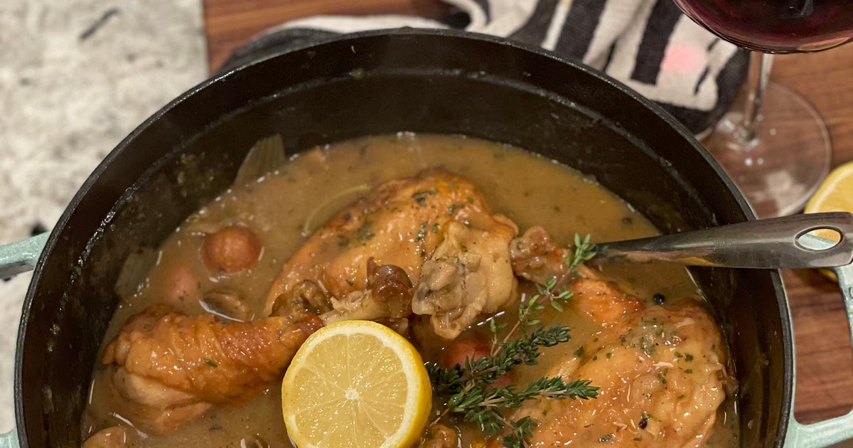White Wine Braised Chicken Recipe | Samsung Food App