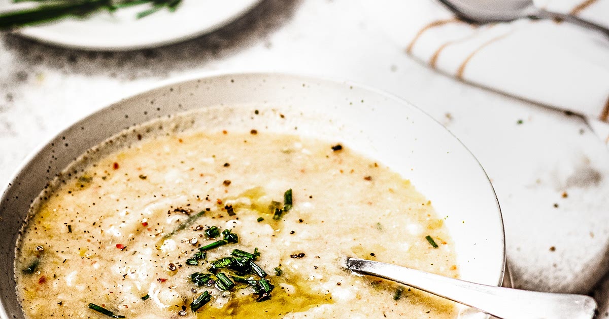 Vegan potato & Leek Soup Recipe | Samsung Food App