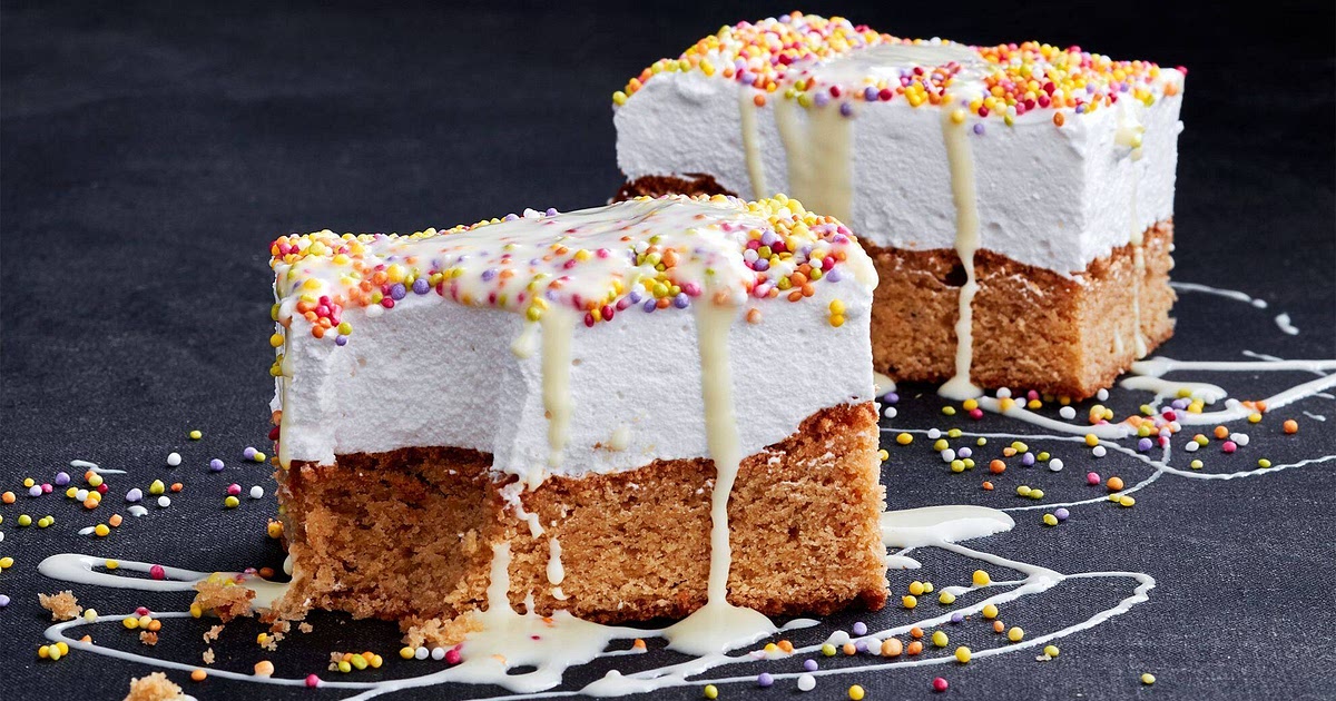 Fairy bread marshmallow slice Recipe | Samsung Food App