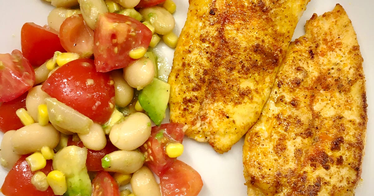 Chicken with Bean, Tomato & Avocado Salad Recipe | Samsung Food App