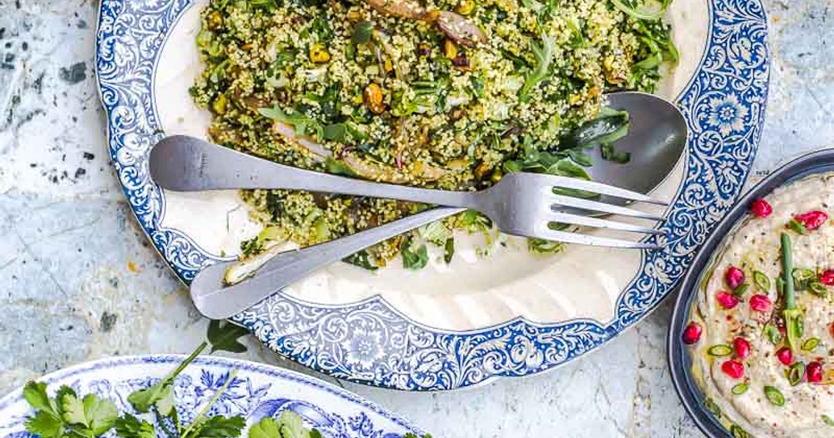 Semoule verte Yotam Ottolenghi Recipe | Samsung Food App