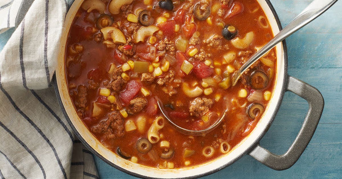 Chili-Mac Soup Recipe | Samsung Food App