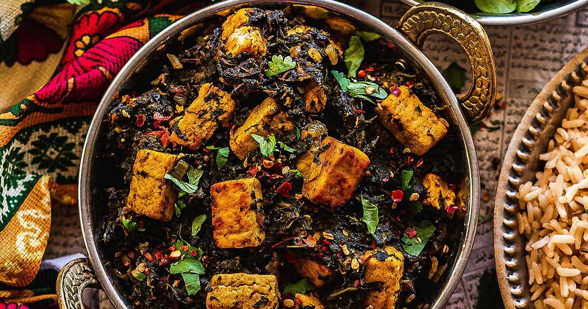 Vegan palak paneer - spinach paneer curry Recipe | Samsung Food App