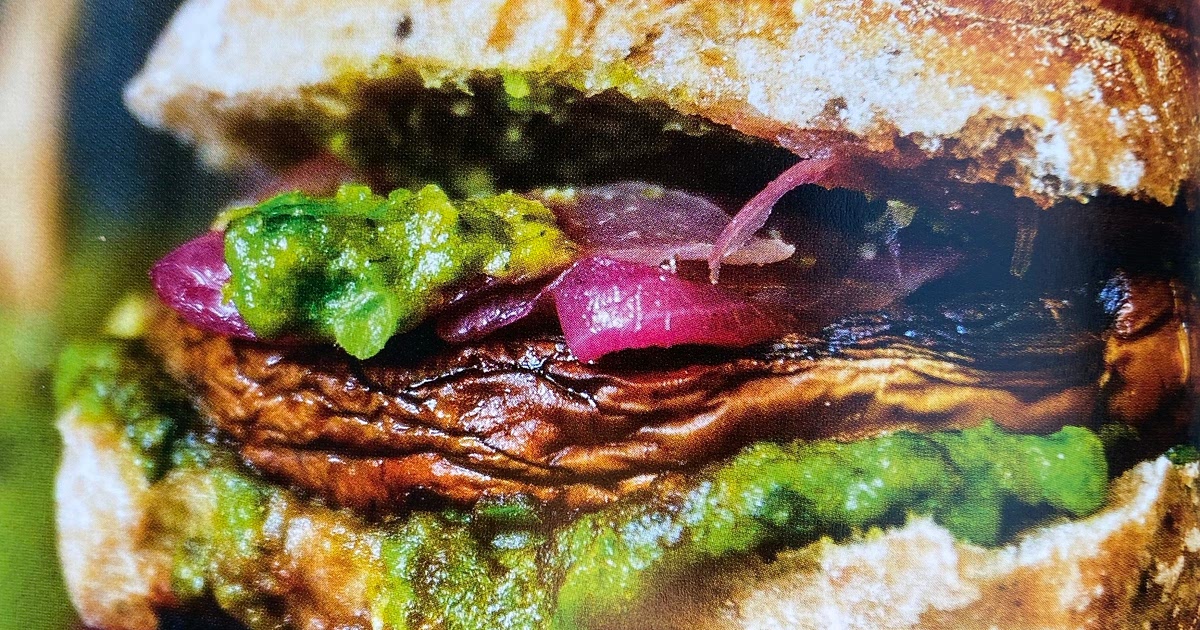 PORTOBELLO MUSHROOM PANINI WITH HERB PESTO Recipe | Samsung Food App