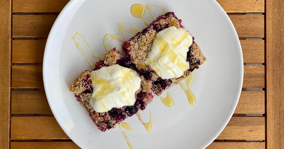 Tasty Banana Blueberry Oat Bake Recipe | Samsung Food App