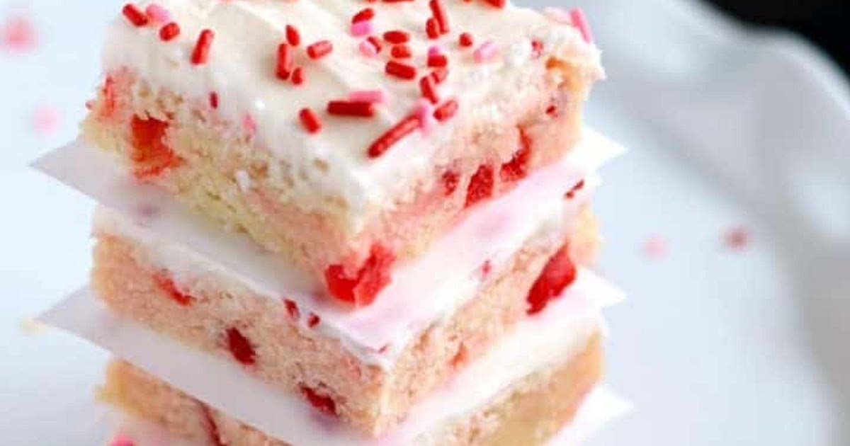 Maraschino Cherry Sugar Cookie Bars with Cream Cheese Frosting Recipe | Samsung Food App