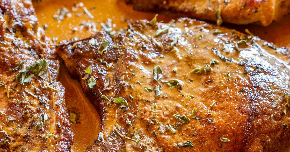 Cast Iron Skillet Pork Chops Recipe | Samsung Food App