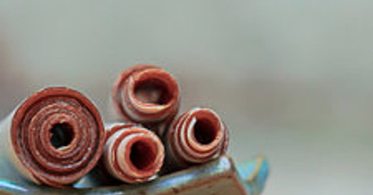 Peach and Ginger Fruit Leather Recipe | Samsung Food App