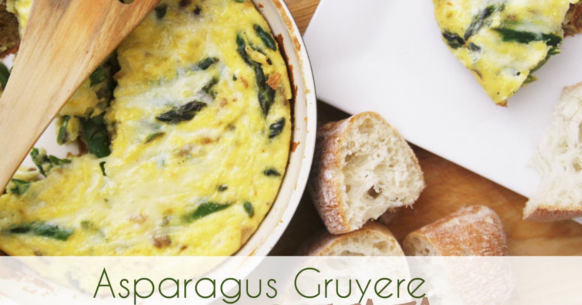 Asparagus Gruyere Frittata Recipe | Samsung Food App