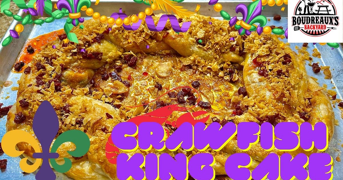 Crawfish and cream cheese King-cake Recipe | Samsung Food App