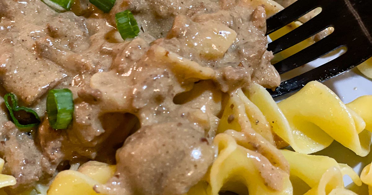 Easiest Ground Beef Stroganoff with Beef Gravy Recipe | Samsung Food App