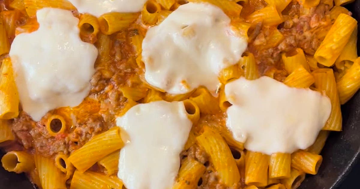 Mozzarella Pasta Bake Recipe | Samsung Food App
