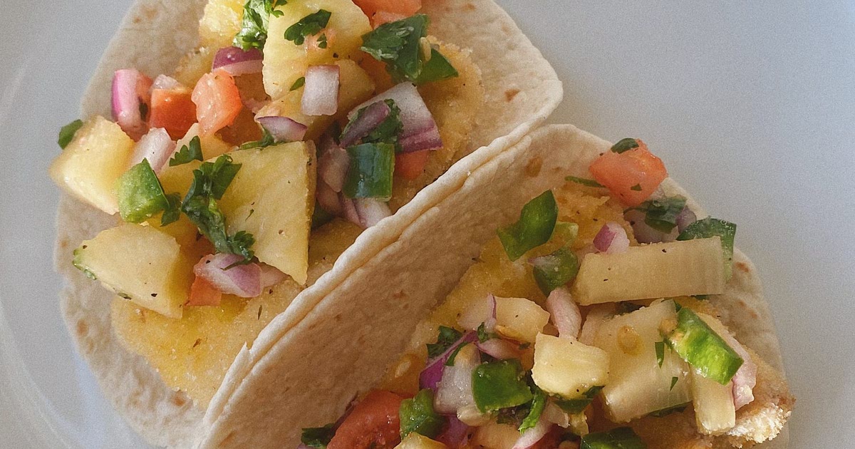 Fish Tacos with Pineapple Salsa Recipe | Samsung Food App