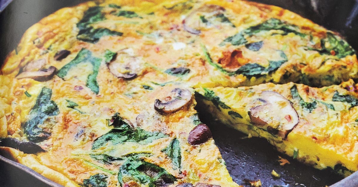 Mushroom, Leek and Spinach Frittata Recipe | Samsung Food App