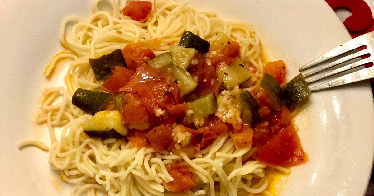Tomato Zucchini pasta Recipe | Samsung Food App