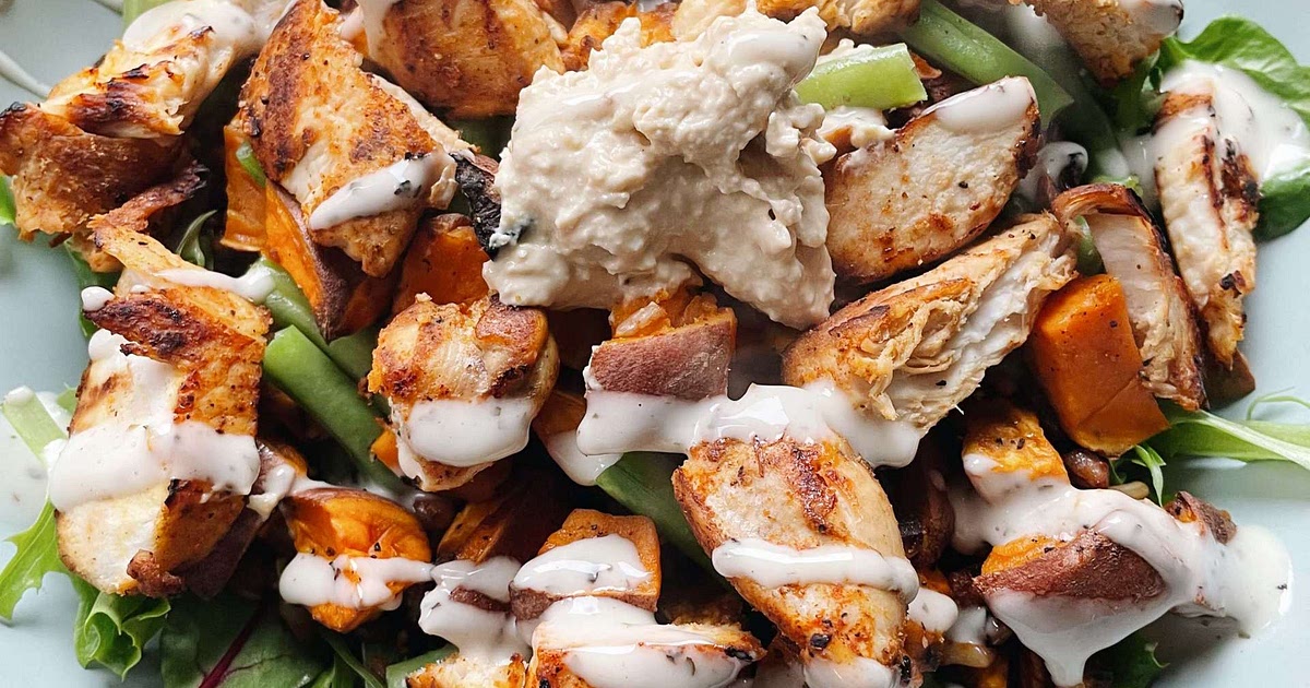 SPICY CHICKEN AND GREENS GRAIN BOWL Recipe | Samsung Food App