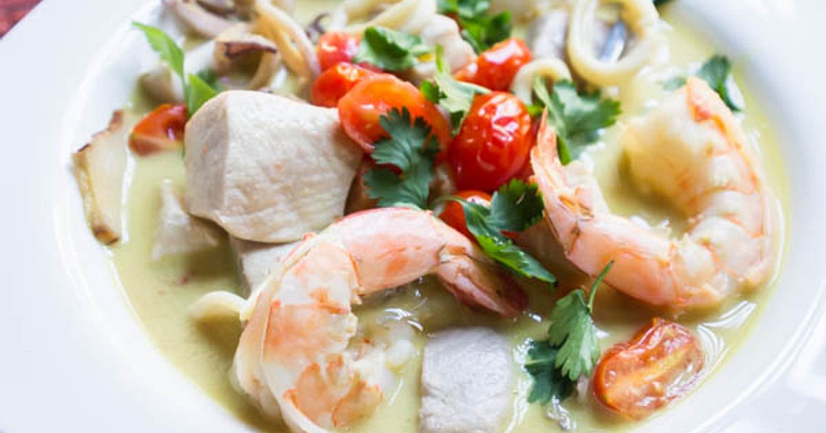 Galangal and Coconut Seafood Stew Recipe | Samsung Food App