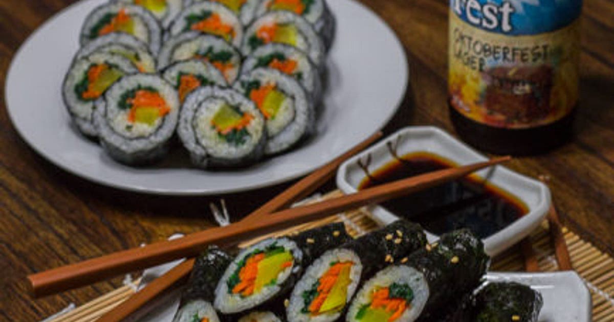 Vegan Kimbap (Vegan friendly Korean sushi roll) Recipe | Samsung Food App