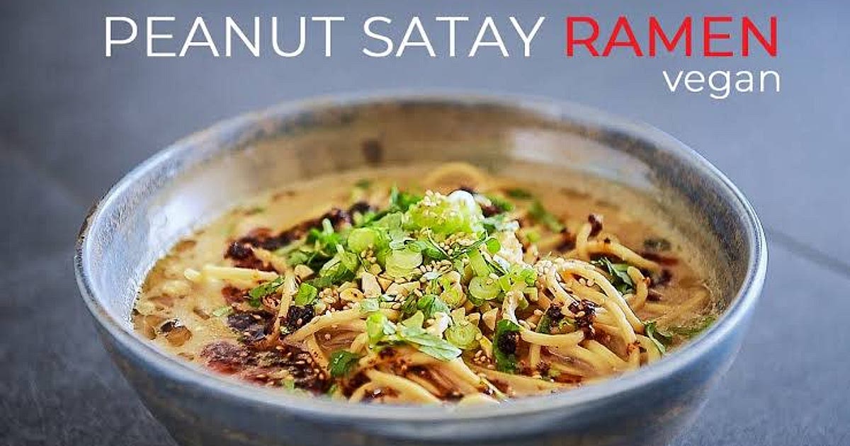 Peanut Satay Ramen Recipe | Samsung Food App