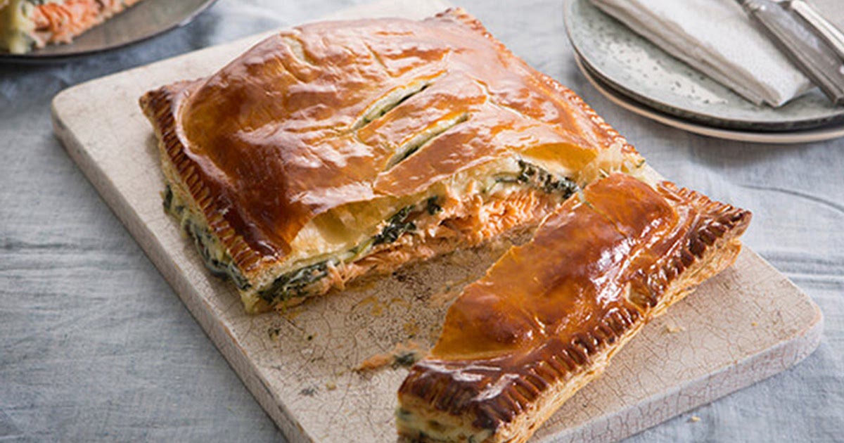 Salmon and Spinach en Croute Recipe | Samsung Food App