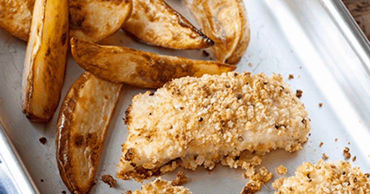 Healthy homemade fish and chips Recipe | Samsung Food App