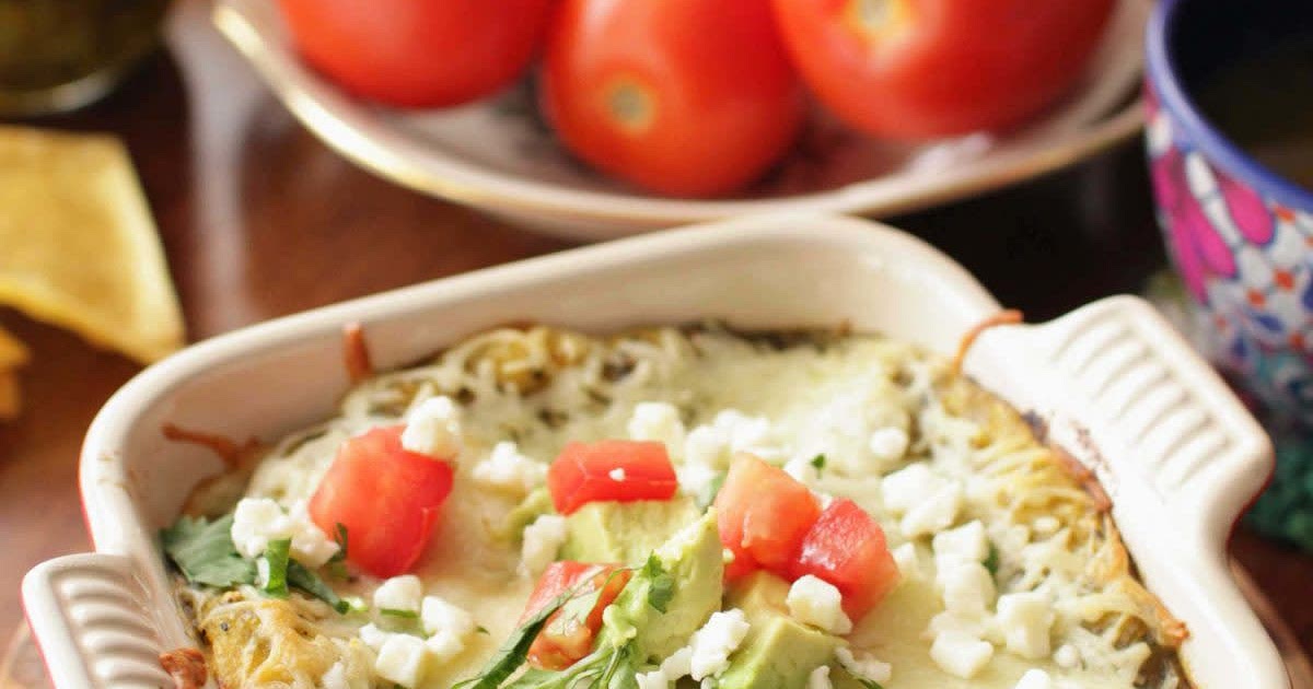 Chicken Enchiladas Verde For One Recipe | Samsung Food App