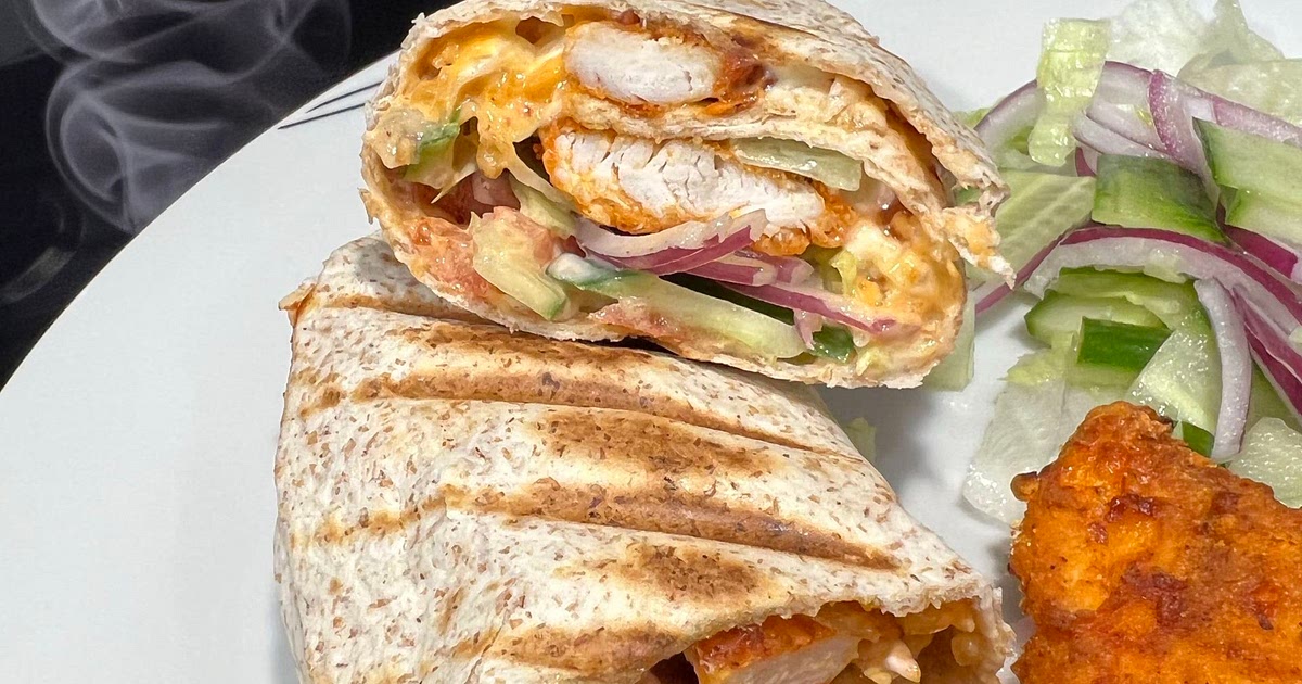 (Air) Fried Chicken Wraps Recipe | Samsung Food App