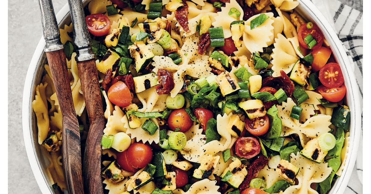 Summery Chimichurri Chickpea Pasta Salad Recipe | Samsung Food App