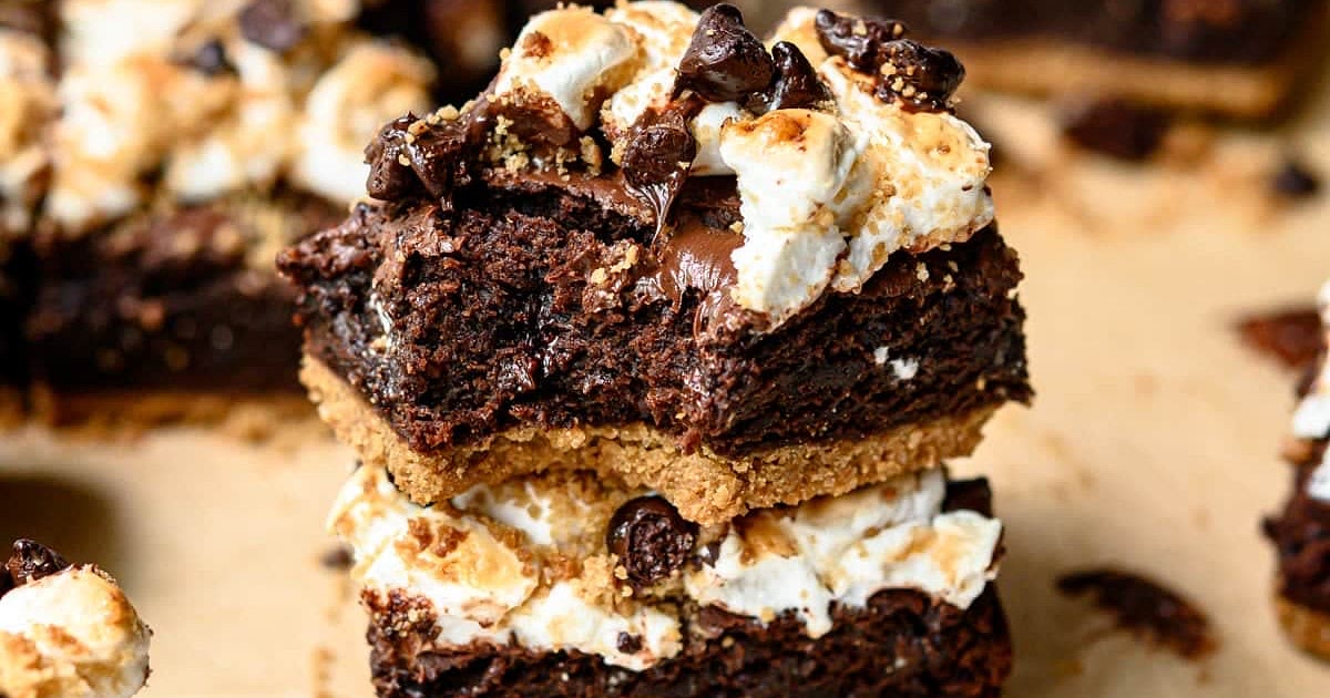 S’mores Spiked brownies  Recipe | Samsung Food App
