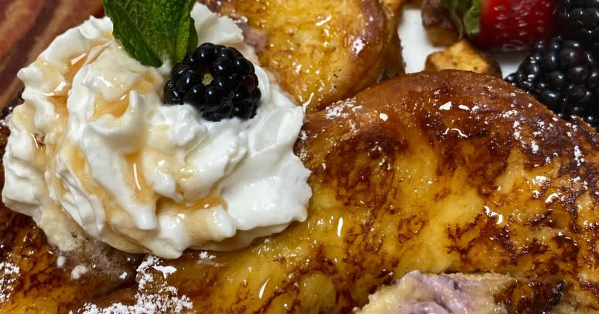 Ricotta and Blackberry Jam Stuffed French Toast Recipe | Samsung Food App